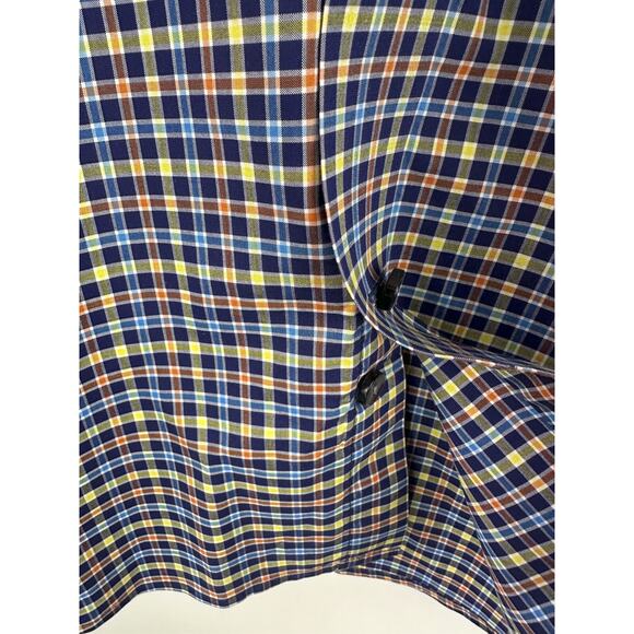 ETON Contemporary Checkered Plaid Button Shirt Multicolor Sweeden Size 42 - 16.5 - Picture 9 of 9